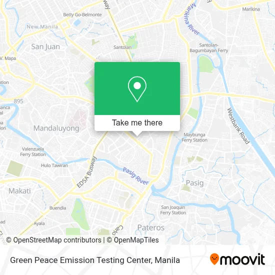 Green Peace Emission Testing Center map