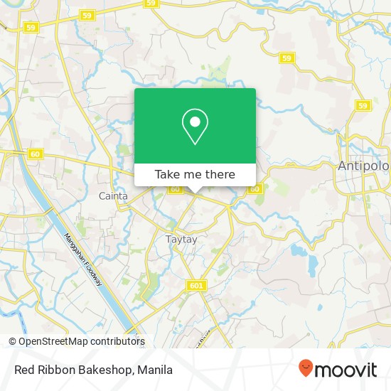 Red Ribbon Bakeshop map