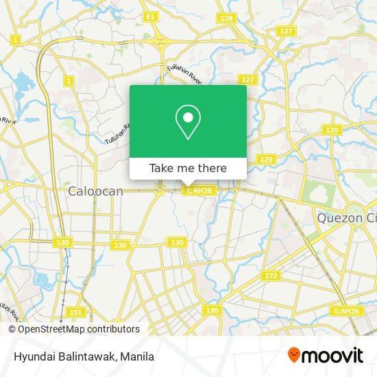 Hyundai Balintawak map