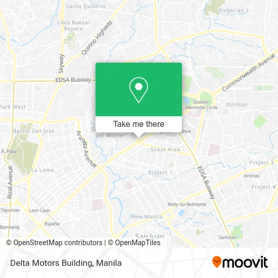 Delta Motors Building map