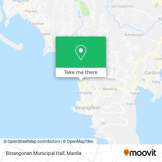 Binangonan Municipal Hall map