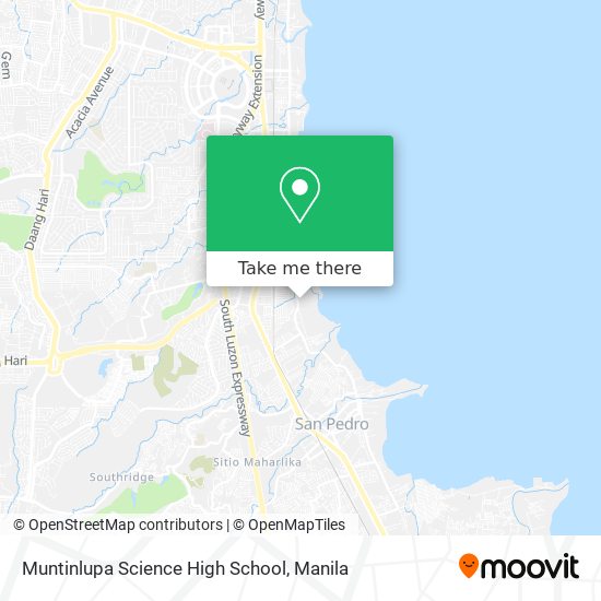 Muntinlupa Science High School map