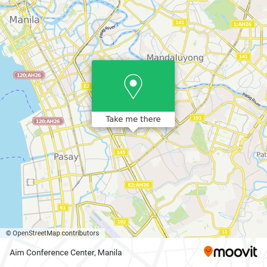 Aim Conference Center map