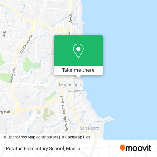 Putatan Elementary School map