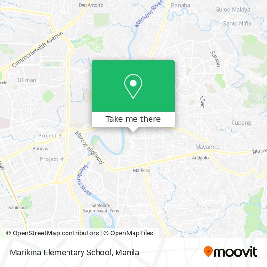 Marikina Elementary School map