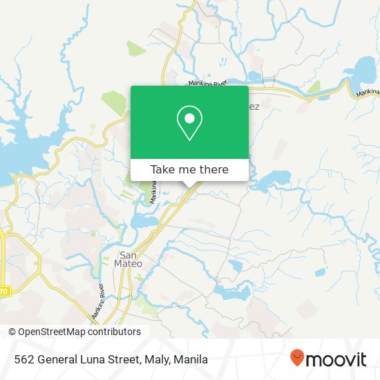 562 General Luna Street, Maly map