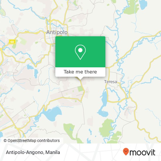 Antipolo-Angono map