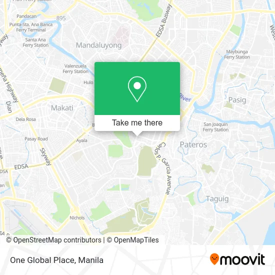 One Global Place map