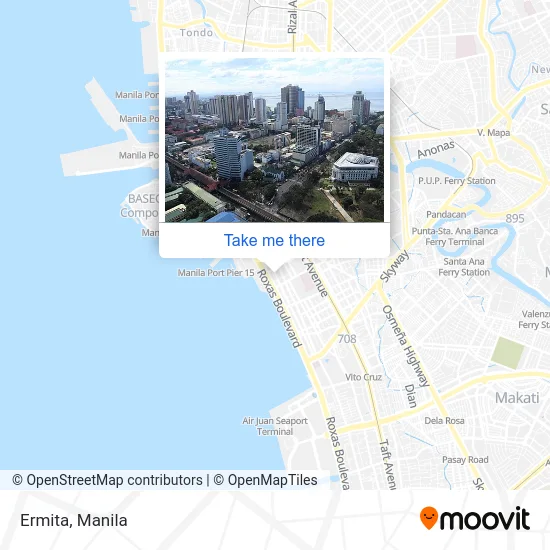 Ermita map