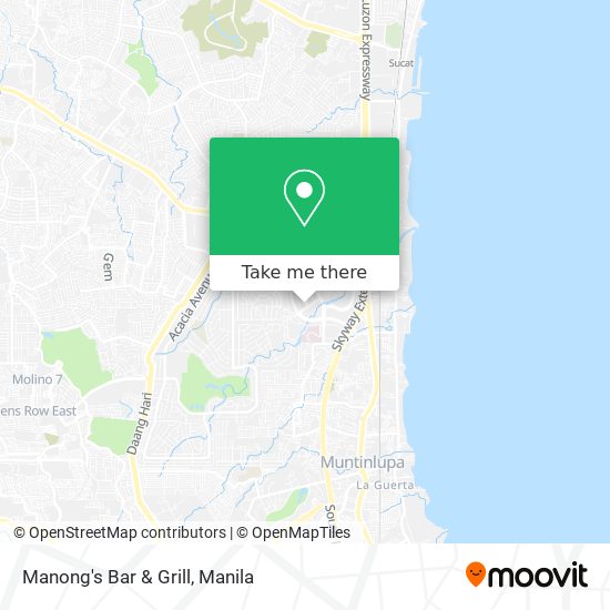 Manong's Bar & Grill map