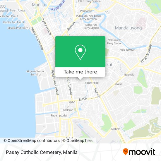Pasay Catholic Cemetery map