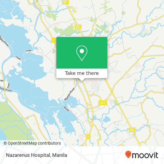 Nazarenus Hospital map