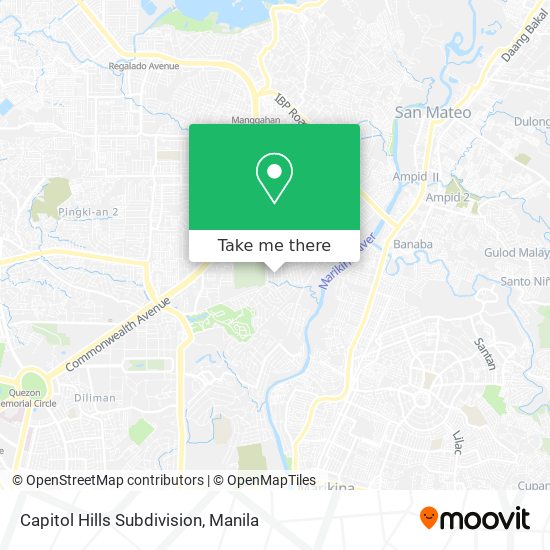 Capitol Hills Subdivision map