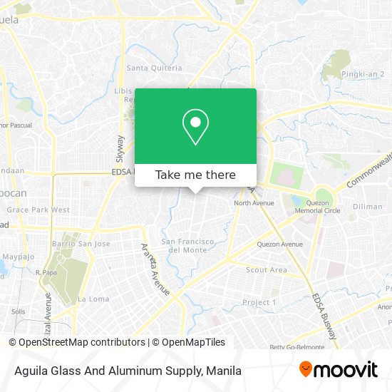 Aguila Glass And Aluminum Supply map