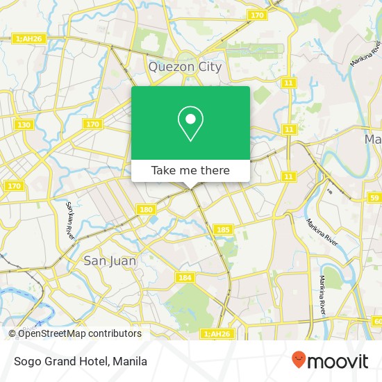 Sogo Grand Hotel map