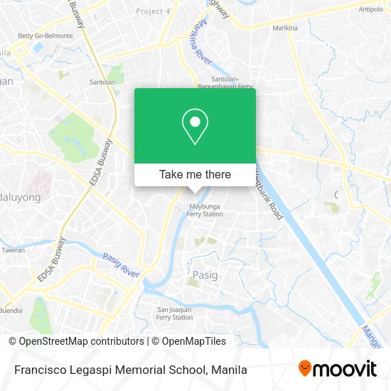 Francisco Legaspi Memorial School map
