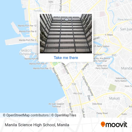 Manila Science High School map