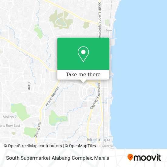South Supermarket Alabang Complex map