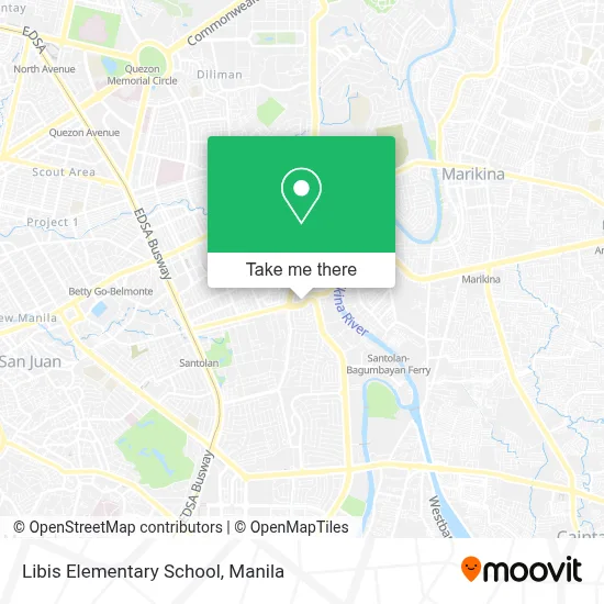 Libis Elementary School map
