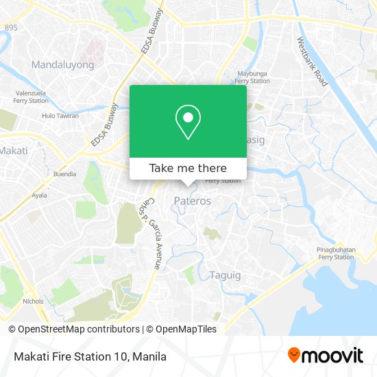 Makati Fire Station 10 map