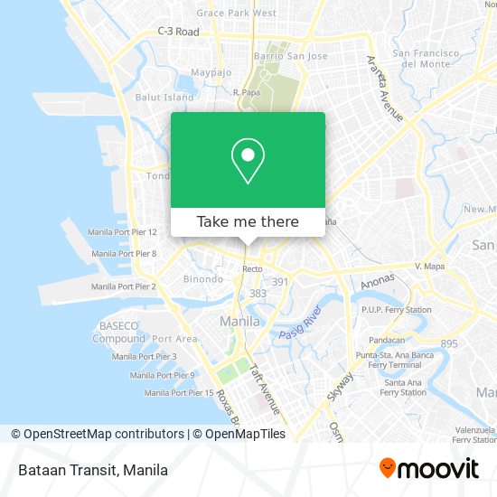 Bataan Transit map
