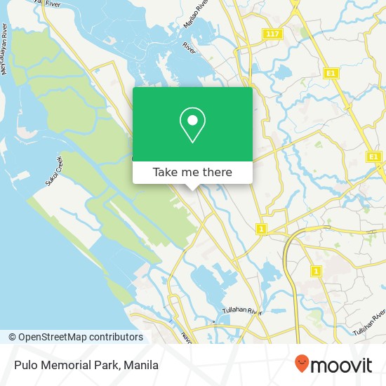 Pulo Memorial Park map