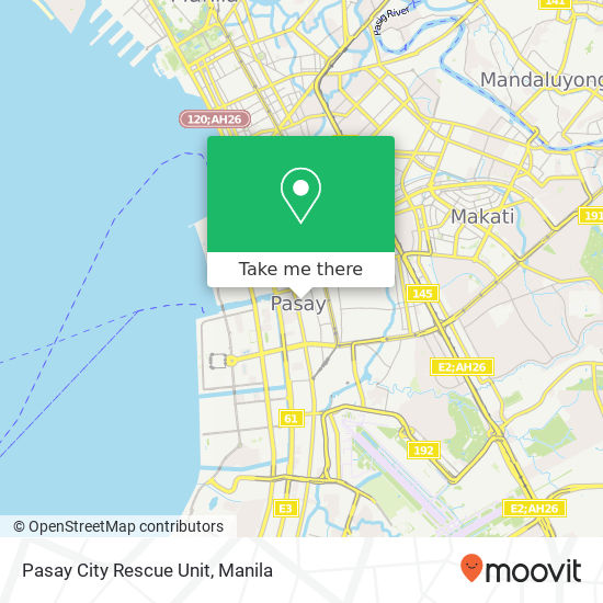 Pasay City Rescue Unit map