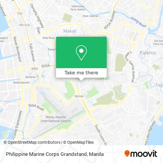 Philippine Marine Corps Grandstand map