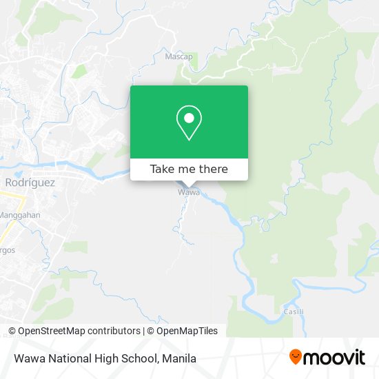 Wawa National High School map