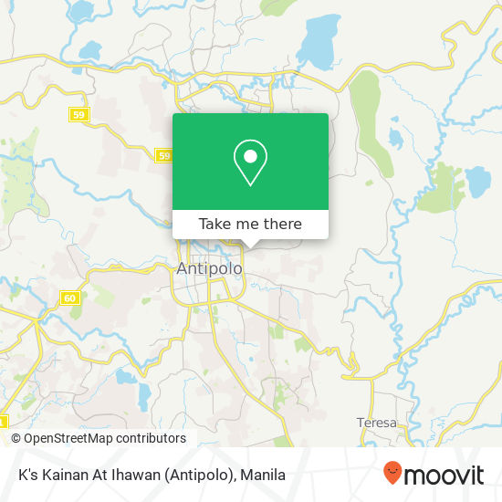 K's Kainan At Ihawan (Antipolo) map