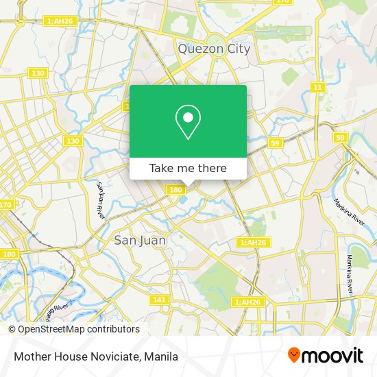 Mother House Noviciate map