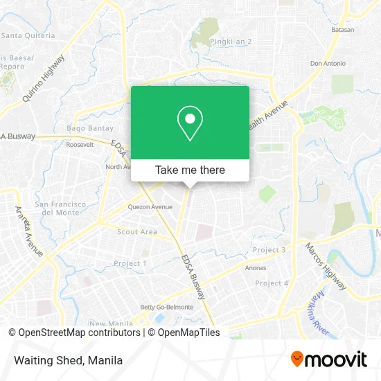 Waiting Shed map