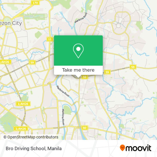 Bro Driving School map