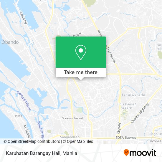 Karuhatan Barangay Hall map