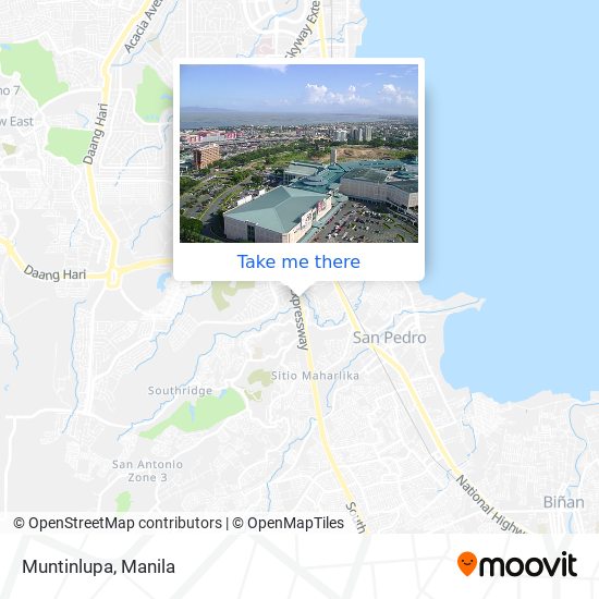 Muntinlupa map