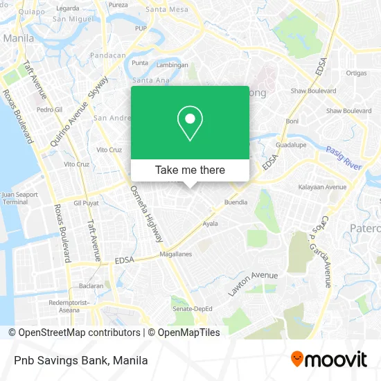 Pnb Savings Bank map