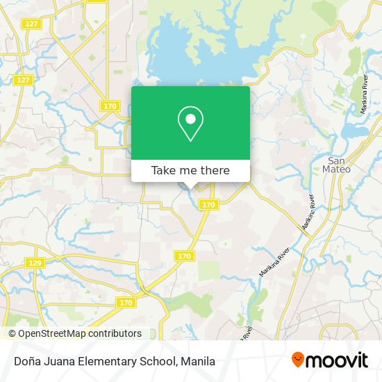 Doña Juana Elementary School map