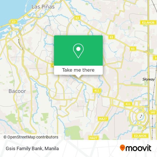 Gsis Family Bank map