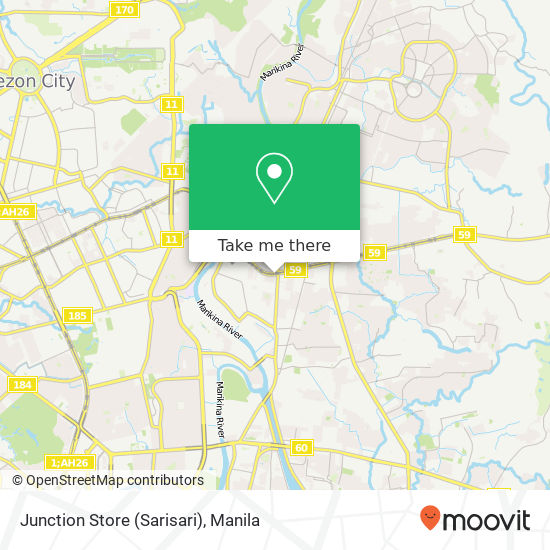 Junction Store (Sarisari) map