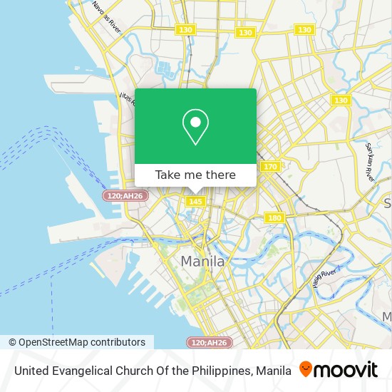 United Evangelical Church Of the Philippines map