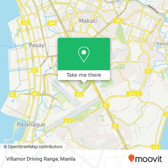 Villamor Driving Range map