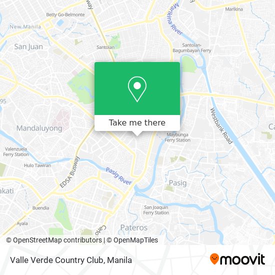 Valle Verde Country Club map