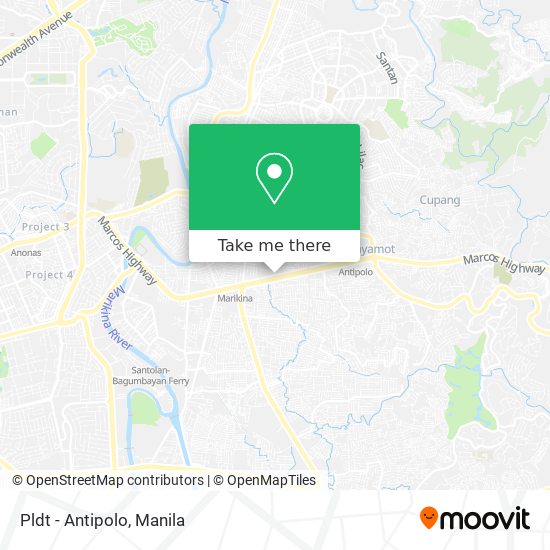 Pldt - Antipolo map