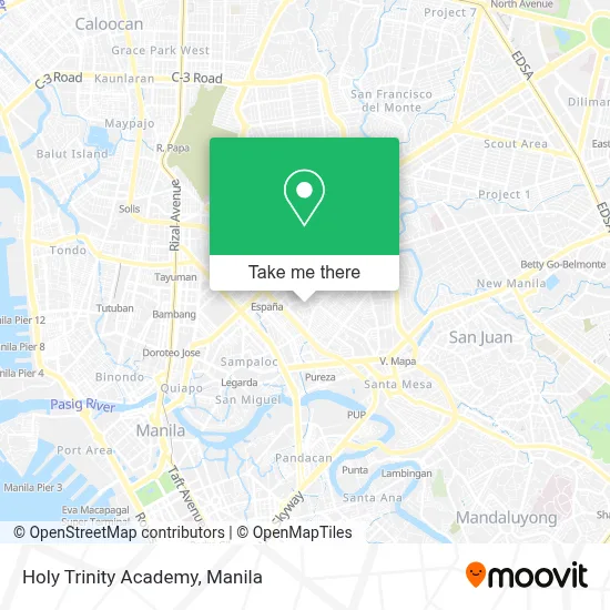 Holy Trinity Academy map