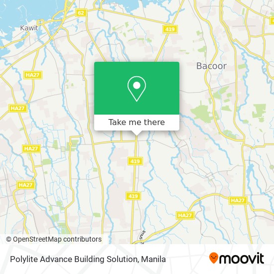 Polylite Advance Building Solution map