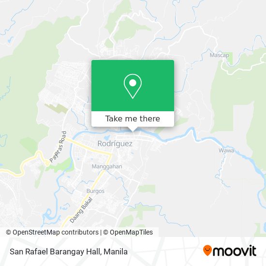 San Rafael Barangay Hall map