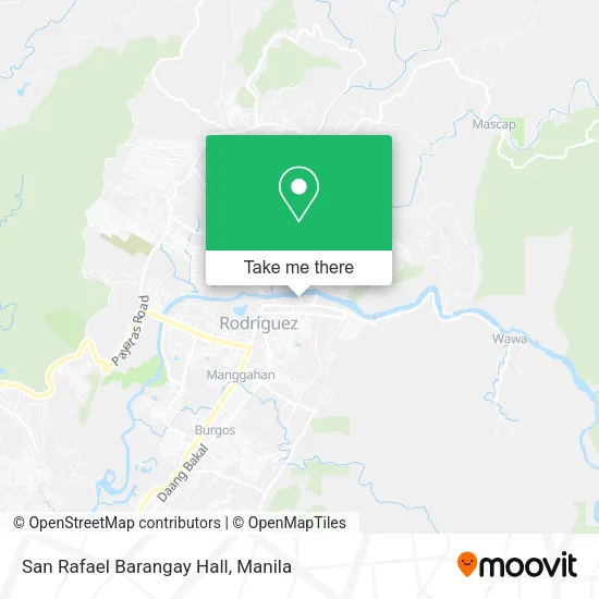 Talacsan San Rafael Bulacan Map How To Get To San Rafael Barangay Hall In Rodriguez By Bus?