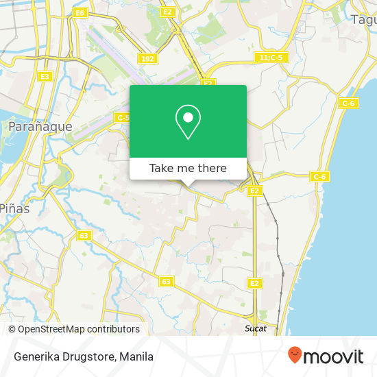 Generika Drugstore map