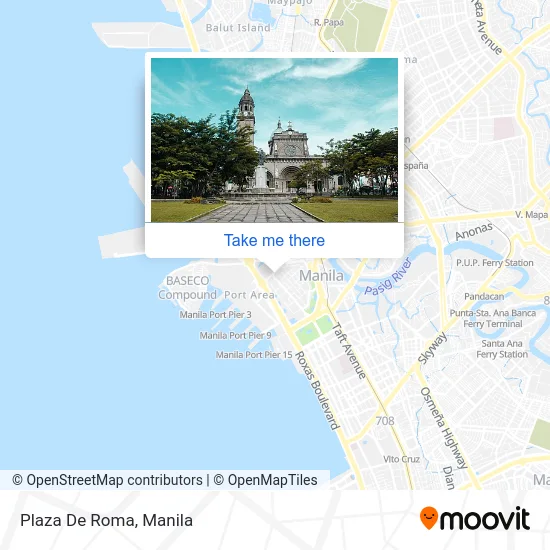 Plaza De Roma map