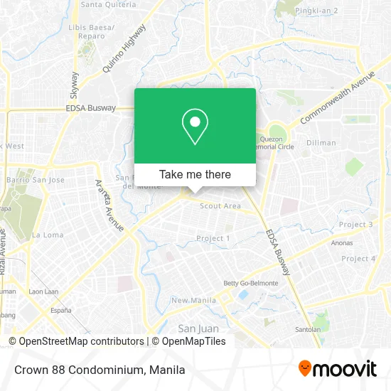 Crown 88 Condominium map